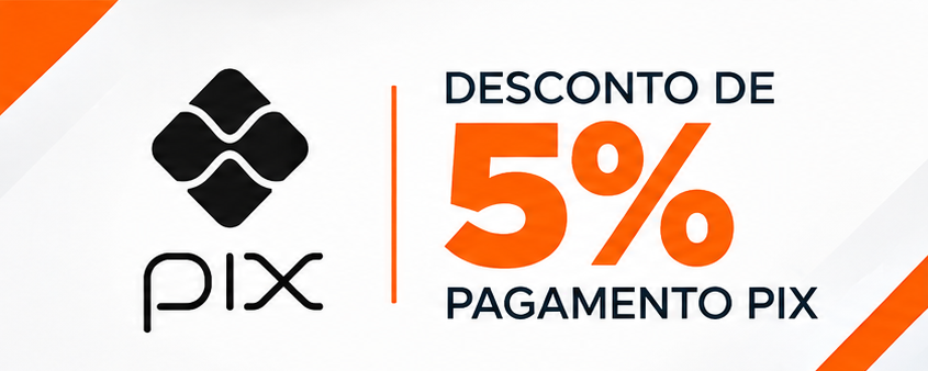 Desconto de 5% Pagamento Pix